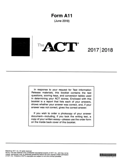 ACT Mock Test