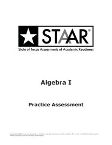 Algebra I Practice Test Questions and Answers