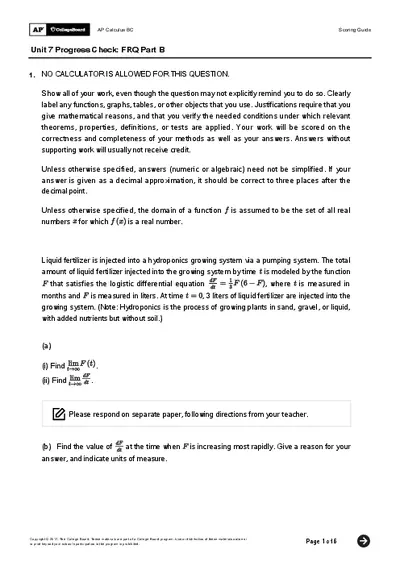 Hydroponics Liquid Fertilizer Injection Model PDF