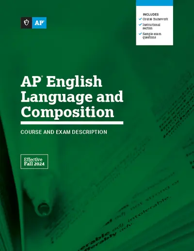 Ap English Language And Composition Course And Exam