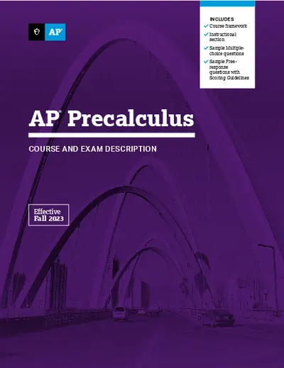 Ap Precalculus Course And Exam