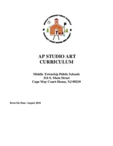 AP Studio Art Curriculum