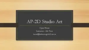 AP-2D Studio Art
