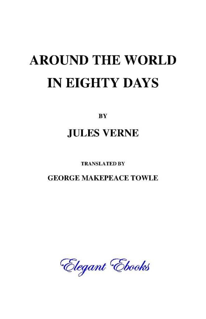 Around The World In Eighty Days Novel