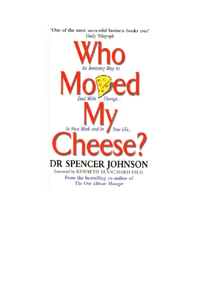 Who Moved My Cheese? by Spencer Johnson PDF