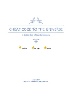 Cheat Code To The Universe