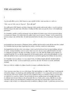 The Awakening Novel by Kate Chopin