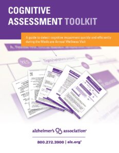 Cognitive Assessment Toolkit for Medicare Wellness Visits