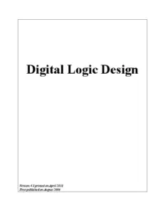 DLD Book (Digital Logic Design) pdf