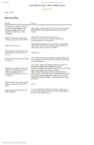 Good, Bad, Or Ugly Achieve 3000 Answers