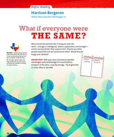 Harrison Bergeron by Kurt Vonnegut Jr Short Story PDF