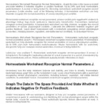 Homeostasis Worksheet Recognize Normal Parameters