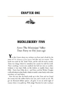 Adventures of Huckleberry Finn Novel by Mark Twain