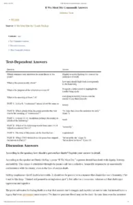 If We Must Die Commonlit Answers