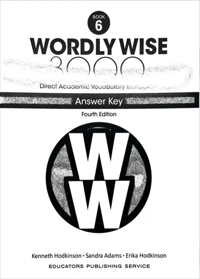 Wordly Wise Answer 6