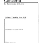 Concerto for Bassoon and Orchestra by Ellen Taaffe Zwilich PDF