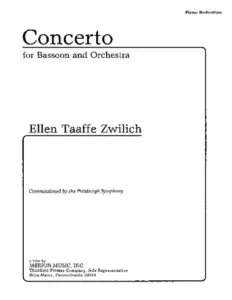Concerto for Bassoon and Orchestra by Ellen Taaffe Zwilich PDF