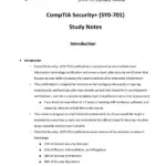 CompTIA Security+ SY0-701 Study Notes