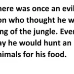 The Clever Rabbit and the Evil Lion