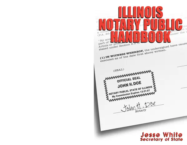 Illinois Notary Public Handbook (PDF)