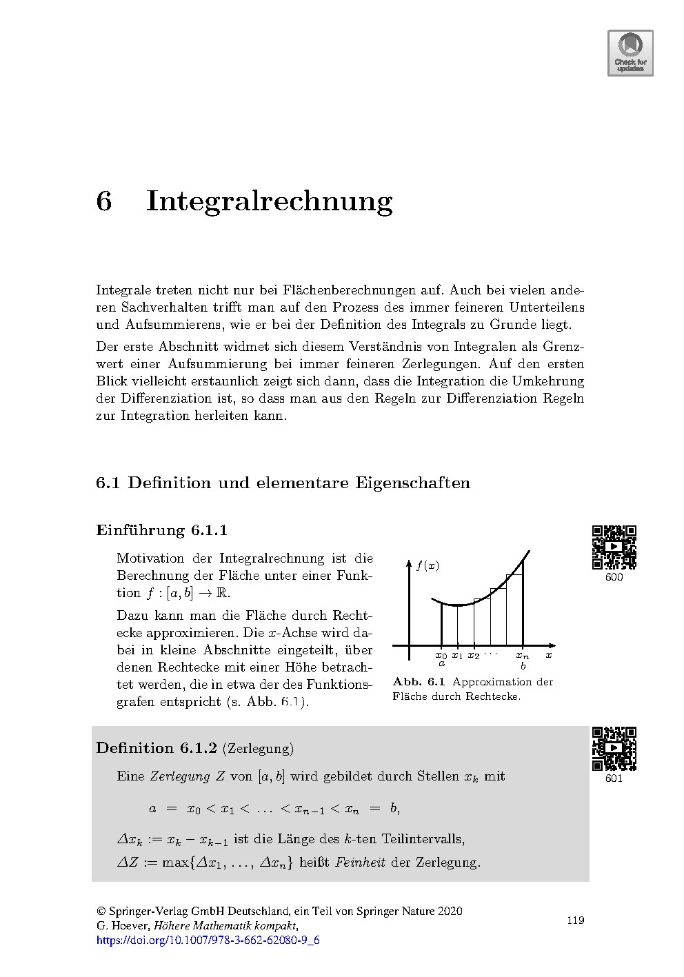 Integralrechnung by G. Hoever