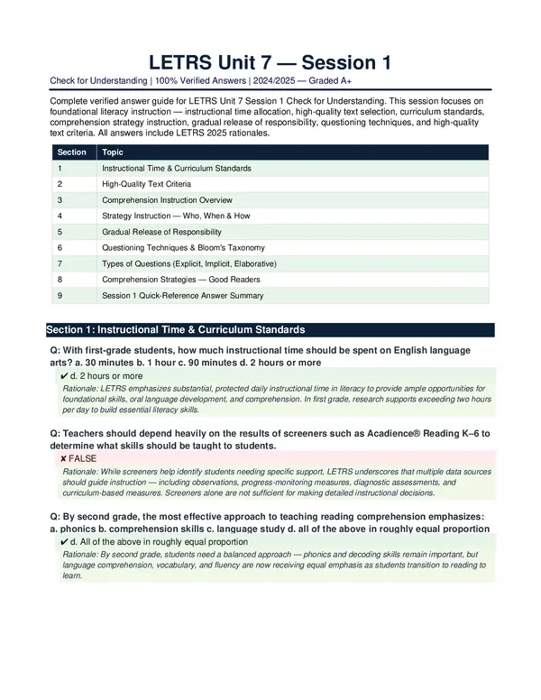 LETRS Unit 7 — Session 1