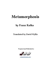 Metamorphosis by Franz Kafka pdf