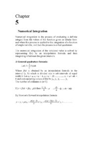 Newton-Cotes Numerical Integration Methods Overview