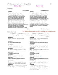 No Fear Shakespeare Romeo And Juliet