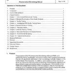 Pharmaceutical Microbiology Manual