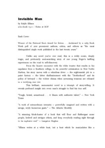 Invisible Man by Ralph Ellison PDF