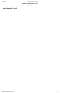 Reading Plus Answers Level G