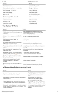 Reading Plus Answers Level J