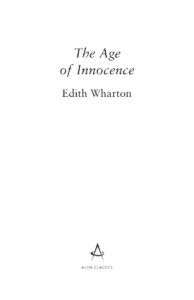 The Age of Innocence Novel by Edith Wharton