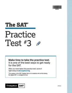 SAT® Practice Test #3