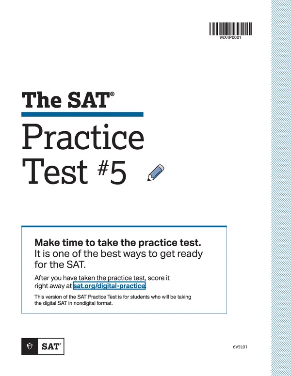 Sat Practice Test 5