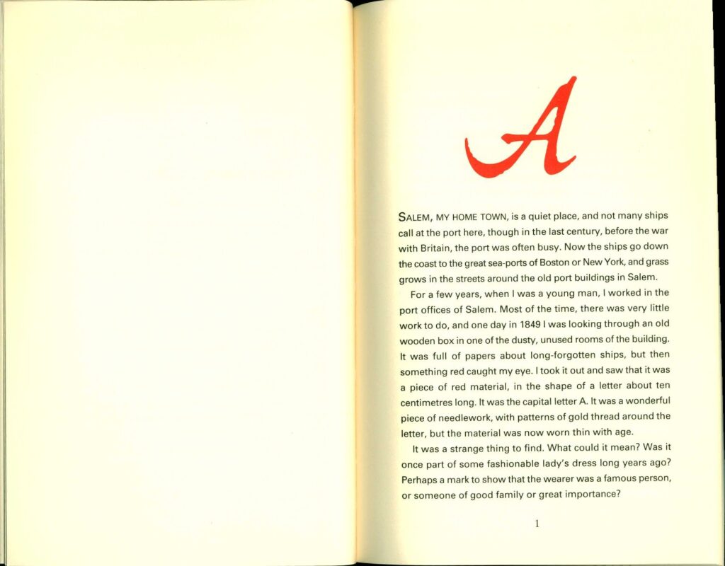 The Scarlet Letter Novel by Nathaniel Hawthorne