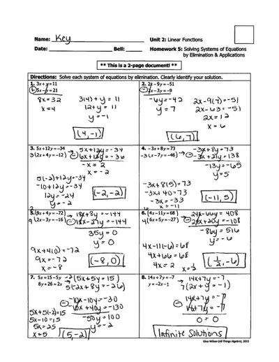 Gina Wilson All things Algebra unit 2 Homework 5