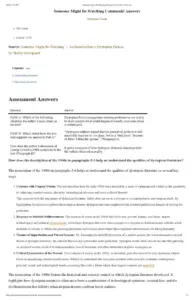 Someone Might Be Watching Commonlit Answers