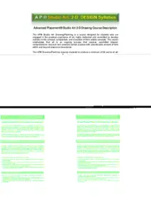 AP® Studio Art: 2-D DESIGN Syllabus