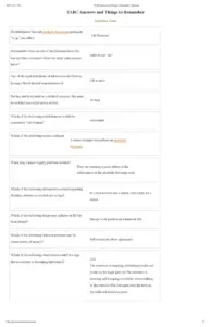 TABC Answers And Things To Remember