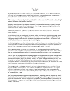 Two Kinds Book by Amy Tan