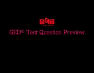 GED Practice Test