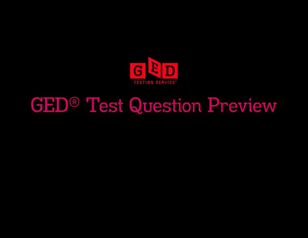 GED Practice Test