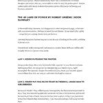 The 48 Laws Of Power By Robert Greene Book Summary