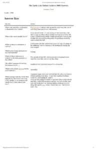 The Early Late Debate Achieve 3000 Answers