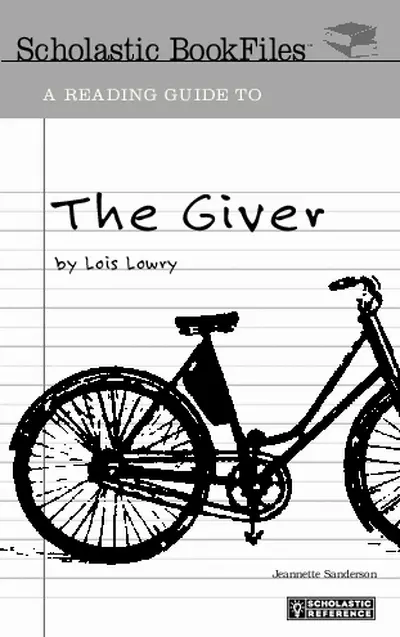 The Giver by Lois Lawry Guide