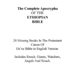 Ethiopian Bible 88 Books In English