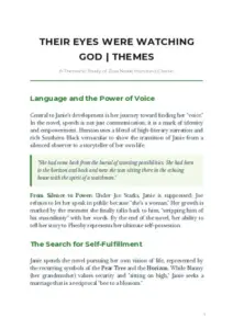 Their Eyes Were Watching God Themes