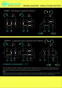 Single Phase Motor Wiring Diagram With Capacitor Start